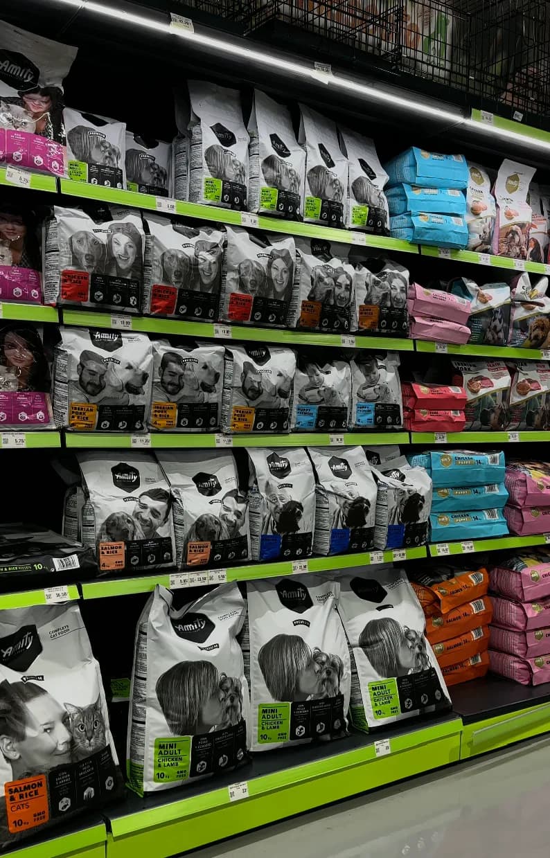 Lineal de Amity en una tienda especializada